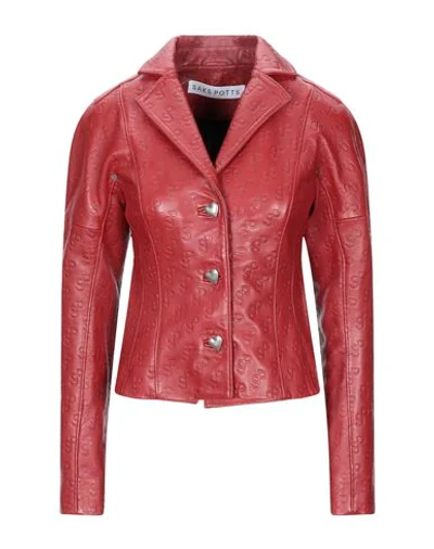 Saks Potts Jackets In Red