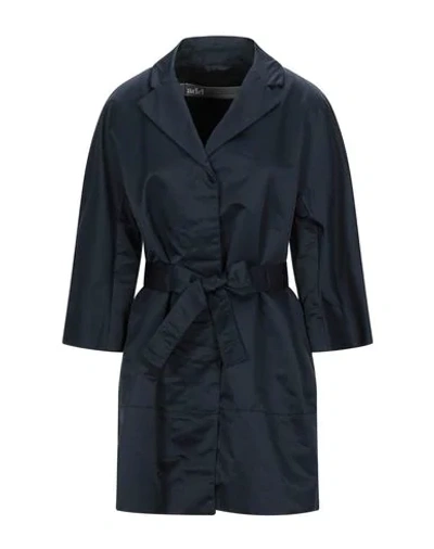 Add Overcoats In Dark Blue
