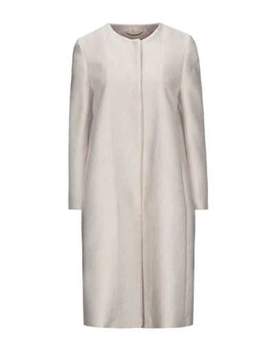 Max Mara Overcoats In Beige