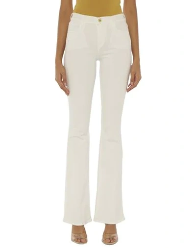Frame Denim Pants In White