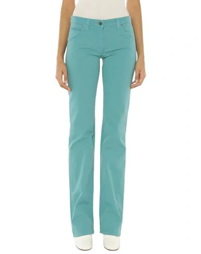 M Missoni Casual Pants In Turquoise