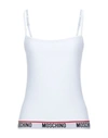 Moschino Sleeveless Undershirts In White