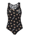 Moschino Bodysuits In Black