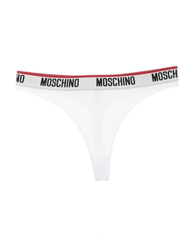 Moschino Thongs In White