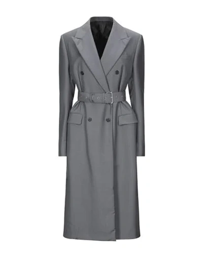 Prada Coats In Grey