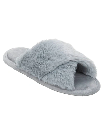 Arlotta Criss Cross Slipper In Light Grey