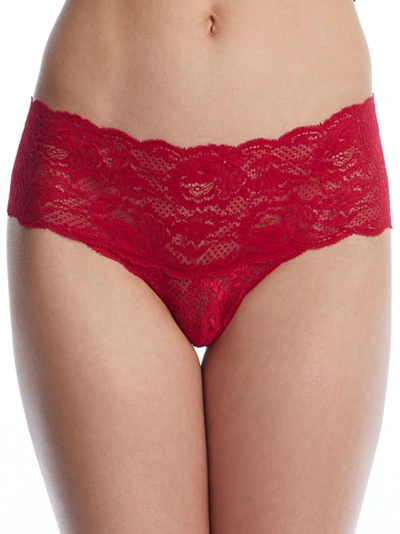 Cosabella Never Say Never Comfie Thong In Mystic Red