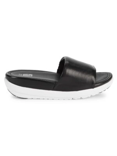 Fitflop Loosh Luxe Slides In Black