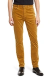 Monfrere Velvet Slim Straight Jeans In Oak In Velvet Oak