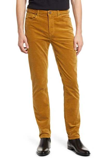 Monfrere Velvet Slim Straight Jeans In Oak In Velvet Oak