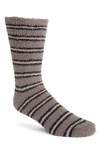 Ugg Fincher Ultra Cozy Socks In Dark Sapphire / Seal Stripe