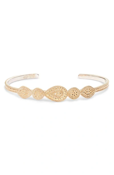Anna Beck Multi Shape Cuff Bracelet In Gold