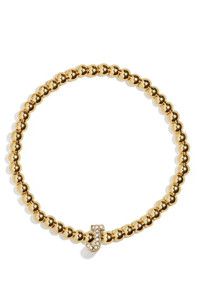 Baublebar Pisa Initial Beaded Bracelet In J