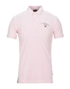 Napapijri Polo Shirts In Pink