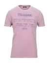 Blauer T-shirts In Light Purple