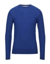 Aspesi Sweaters In Bright Blue