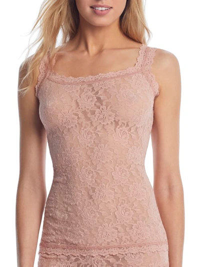 Hanky Panky Signature Lace Unlined Camisole In Seashell