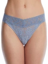 Hanky Panky Signature Lace Original Rise Thong In Grey Mist