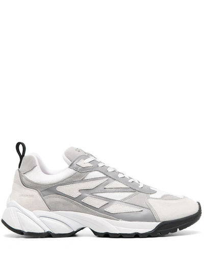 Zadig & Voltaire Nyro Zv-embroidered Sneakers In Grey