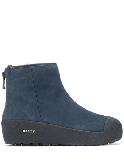 Bally "guard Ii" Ankle Boots In Blue