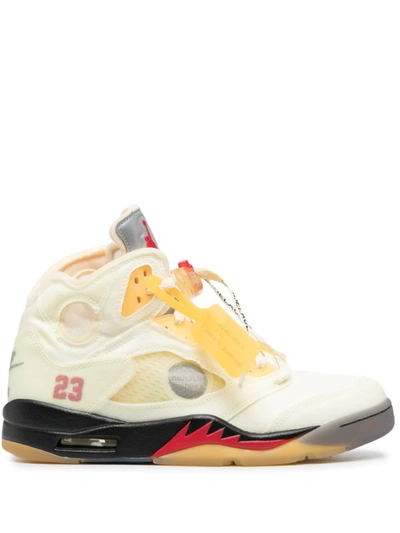 Nike X Off-white Air Jordan 5 Retro Sp Sneakers In White