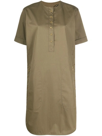 Pre-owned Celine  Shirt Dress In Green