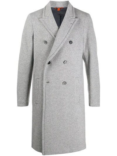 Barena Venezia Double-breasted Midi Coat In Grey