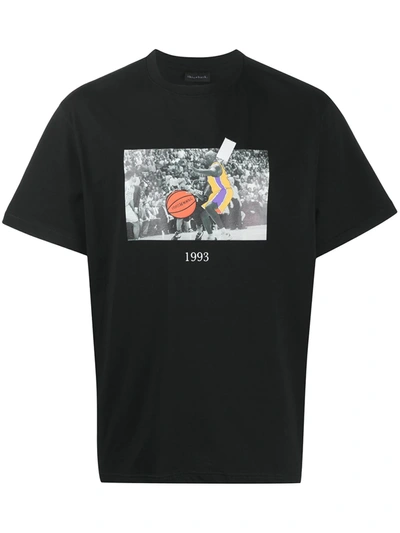 Throwback Short-sleeved Allen T-shirt In Black
