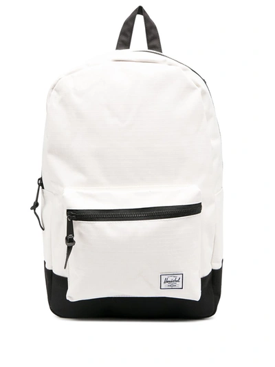 Herschel Supply Co Logo Patch Backpack In White