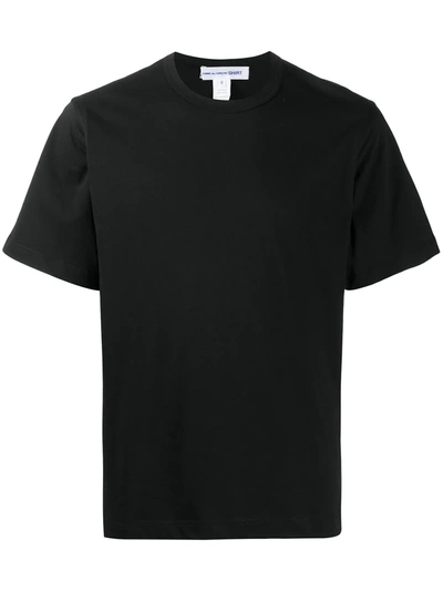 Comme Des Garçons Shirt Round Neck Cotton T-shirt In Black