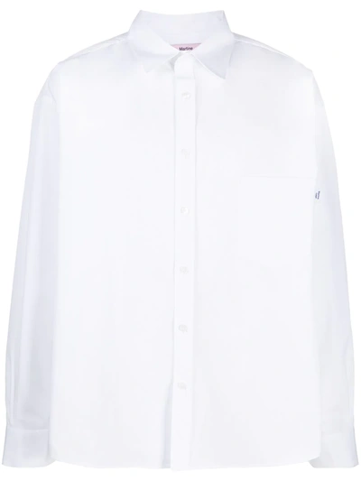Martine Rose Chest Pocket Shirt In White