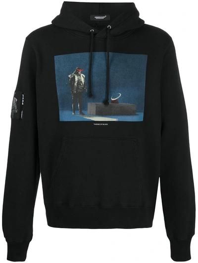 Undercover Kapuzenpullover Mit Foto-print In Black