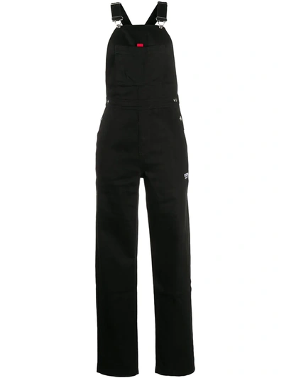 Adidas Originals Straight-leg Dungarees In Black