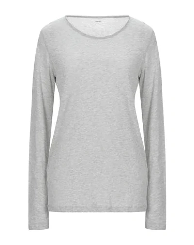 Majestic Basic Top In Light Grey