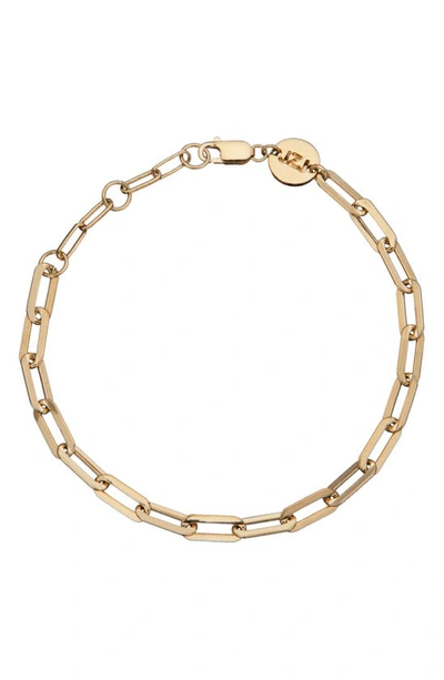 Jennifer Zeuner Maggie Chain Link Bracelet In Yellow Gold