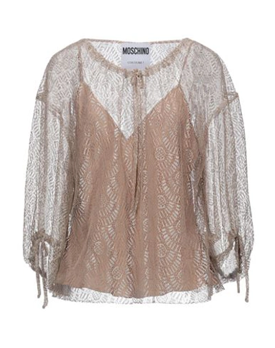 Moschino Blouses In Beige