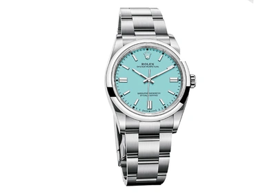 Pre-owned Rolex  Oyster-perpetual 124300