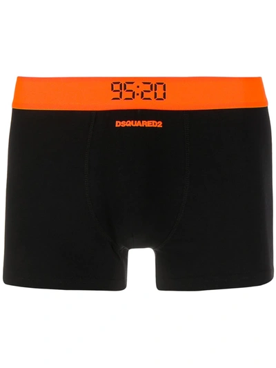 Dsquared2 95:20 Logo Boxers In Black