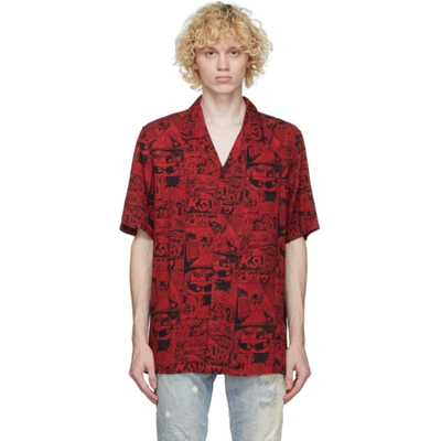 Ksubi Red Clash Short Sleeve Shirt