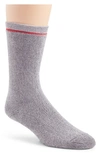 Ugg Kyro Cozy Crew Socks In Marled Gray