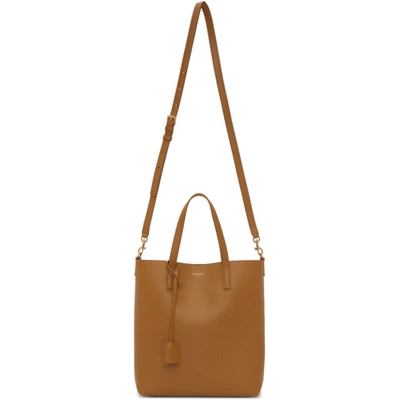 Saint Laurent Beige Toy North/south Shopping Tote In 7716 Drksun