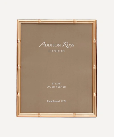 Addison Ross Gold Bamboo 8x10' Photo Frame