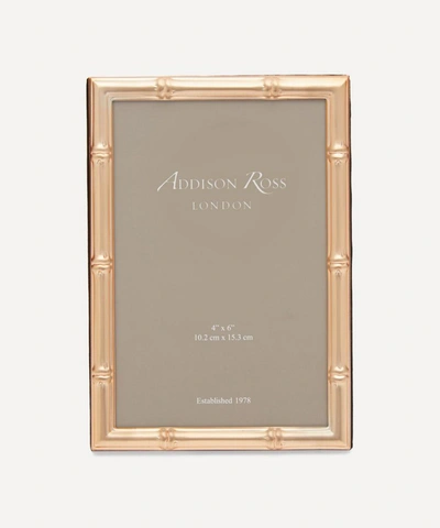 Addison Ross Gold Bamboo 4x6' Photo Frame