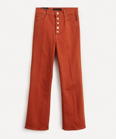 J Brand Lillie High-rise Flare Jeans In Lazlo