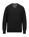 Z-zegna Sweaters In Black