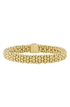 Lagos 'caviar Gold' Rope Bracelet In Metallic Gold