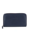 Longchamp Logo Leather Zip-around Wallet