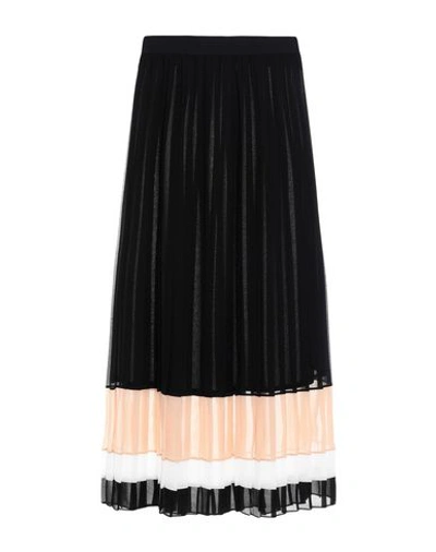 Clips Maxi Skirts In Black