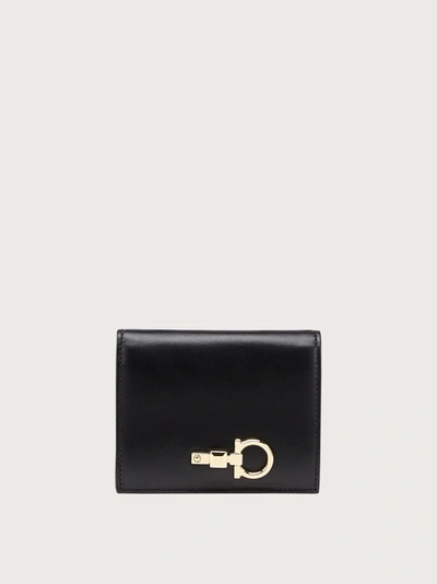 Ferragamo Studio Black Leather Purse