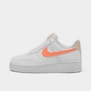 Nike Women's Air Force 1 Low Casual Shoes In White